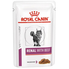 Royal Canin Renal вологий корм для котів 85 г - яловичина (1 упак 12 шт) 