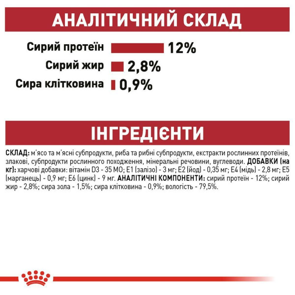 Вологий корм для котів Royal Canin Instinctive Gravy pouch 85 г (1 упак 12 шт) Royal Canin – купити зі знижкою %