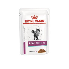 Royal Canin Renal вологий корм для котів 85 г - риба (1 упак 12 шт) 