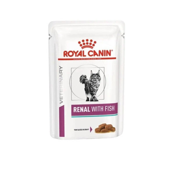 Royal Canin Renal влажный корм для кошек 85 г - рыба (1 упак 12 шт) Royal Canin – купить со скидкой