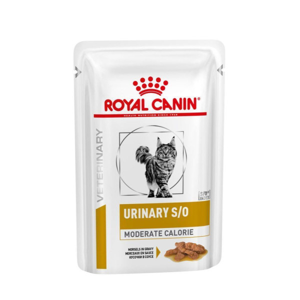Royal Canin Urinary S/O Moderate Calorie влажный корм для кошек 85 г (1 упак 12 шт) Royal Canin – купить со скидкой