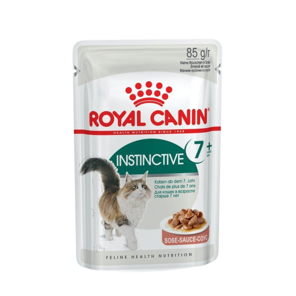 Вологий корм для котів Royal Canin Instinctive 7+ Gravy pouch 85 г (1 упак 12 шт) Royal Canin – купити зі знижкою %