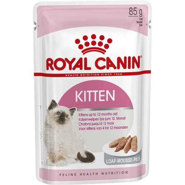 Вологий корм для кошенят Royal Canin Kitten Loaf pouch 85 г (1 упак 12 шт) Royal Canin – купити зі знижкою %