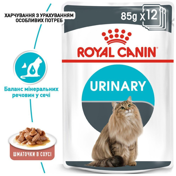 Вологий корм для котів Royal Canin Urinary Care Gravy pouch 85 г (1 упак 12 шт) Royal Canin – купити зі знижкою %