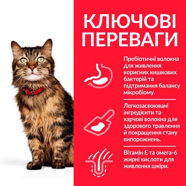Сухой корм для кошек Hill's Science Plan Sensitive Stomach & Skin Adult 7 кг - курица Hills – купить со скидкой