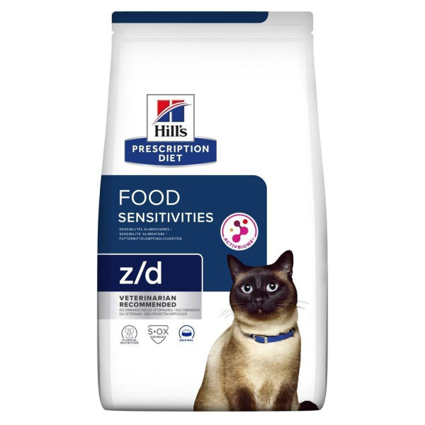 Сухой корм для кошек Hill’s Prescription Diet Food Sensitivities z/d 1,5 кг Hills – купить со скидкой