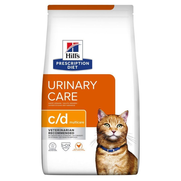 Сухой корм для кошек Hill's Prescription Diet Urinary Care c/d Multicare 3 кг - курица Hills – купить со скидкой