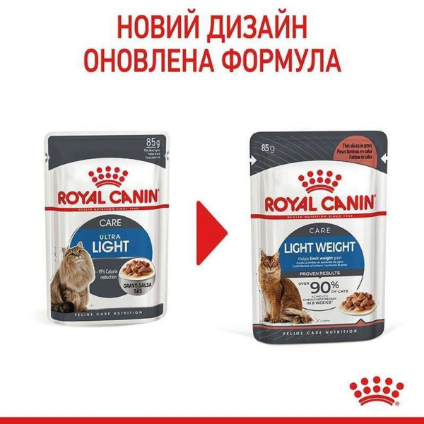 Royal Canin Light Weight Gravy вологий корм для котів 85 г (1 упак 12 шт) Royal Canin – купити зі знижкою %