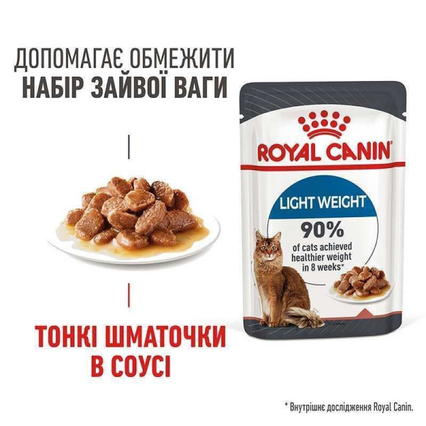 Royal Canin Light Weight Gravy вологий корм для котів 85 г (1 упак 12 шт) Royal Canin – купити зі знижкою %