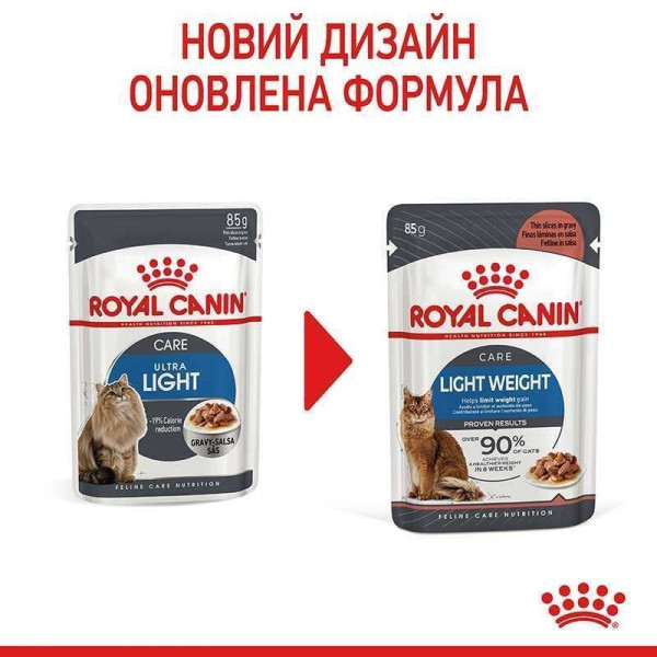 Royal Canin Light Weight Gravy вологий корм для котів 85 г (1 упак 12 шт) Royal Canin – купити зі знижкою %