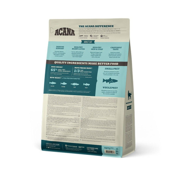 Сухий корм для котів Acana Bountiful Catch 4,5 кг - риба Acana – купити зі знижкою %