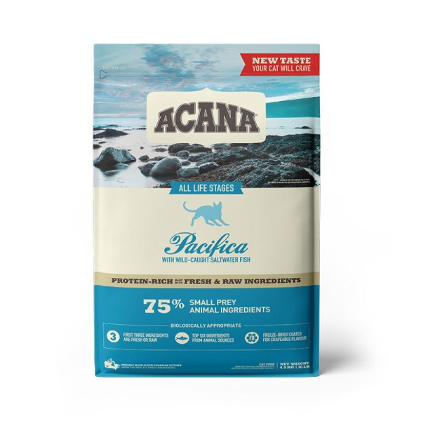 Сухий корм для котів Acana Pacifica 4.5 кг - риба Acana – купити зі знижкою %