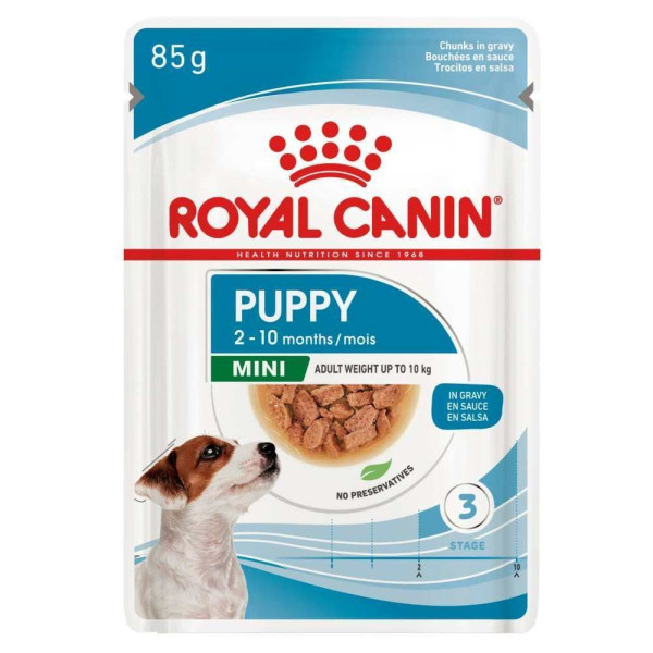 Влажный корм для щенков Royal Canin Mini Puppy 85 г (1 упак 12 шт) Royal Canin – купить со скидкой