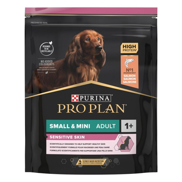Сухой корм для собак Purina Pro Plan Small & Mini Sensitive 700 г - лосось Pro Plan – купить со скидкой