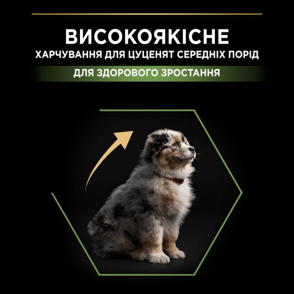 Сухой корм для щенков и молодых собак Pro Plan Puppy Medium 3 кг - курица Pro Plan – купить со скидкой