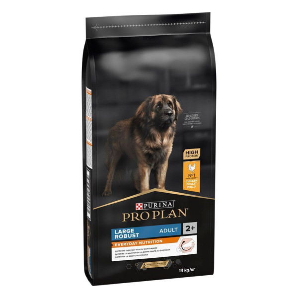 Сухой корм для собак Purina Pro Plan Large Robust Adult 14кг - домашняя птица Pro Plan – купить со скидкой