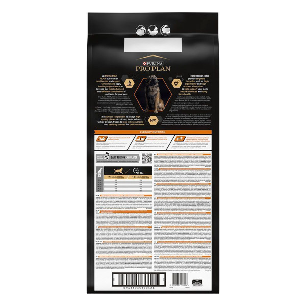 Сухой корм для собак Purina Pro Plan Large Robust Adult 14кг - домашняя птица Pro Plan – купить со скидкой