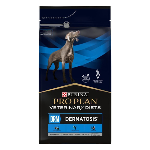 Сухий корм для собак Pro Plan Veterinary Diets DRM Dermatosis 3 кг Pro Plan Veterinary Diets – купити зі знижкою %