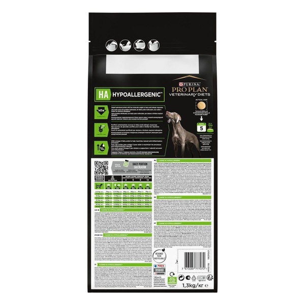 Сухий корм для собак Pro Plan Veterinary Diets HA 1,3 кг Pro Plan Veterinary Diets – купити зі знижкою %