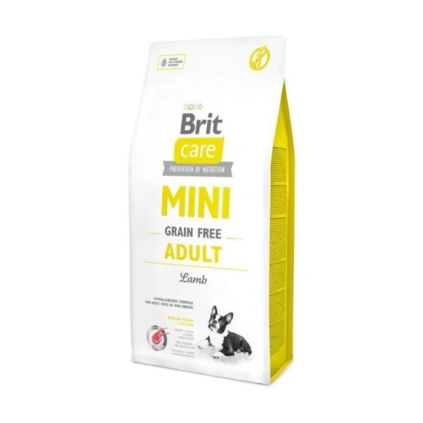 Brit Care Grain Free Mini Adult сухий корм для собак 7 кг - ягня Brit Care – купити зі знижкою %