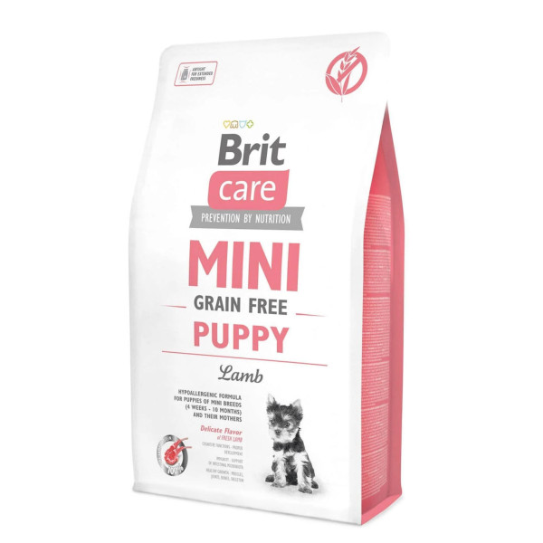 Brit Care Mini GF Puppy сухий корм для цуценят 2 кг - ягня Brit Care – купити зі знижкою %