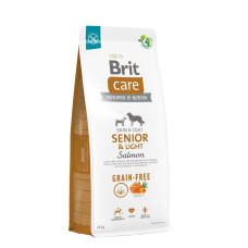 Brit Care Grain-free Senior&Light сухий корм для собак 12 кг - лосось