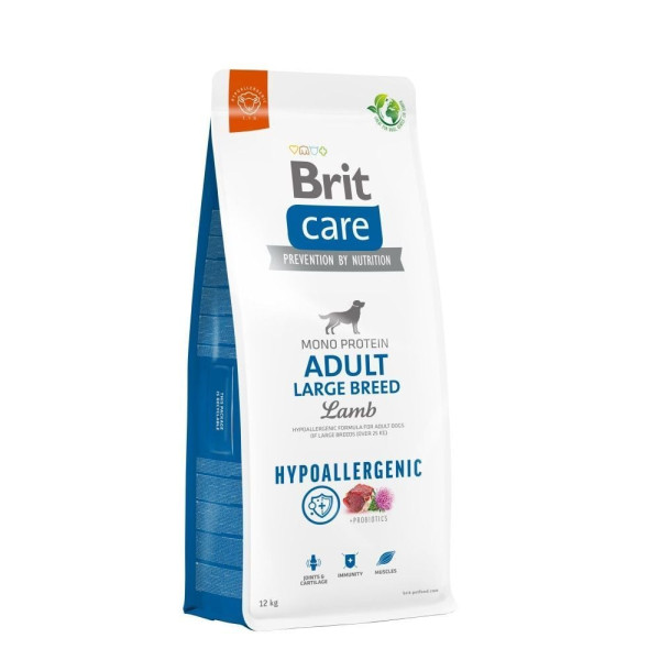 Brit Care Hypoallergenic Large Breed Adult сухий корм для собак 12 кг - ягня Brit Care – купити зі знижкою %