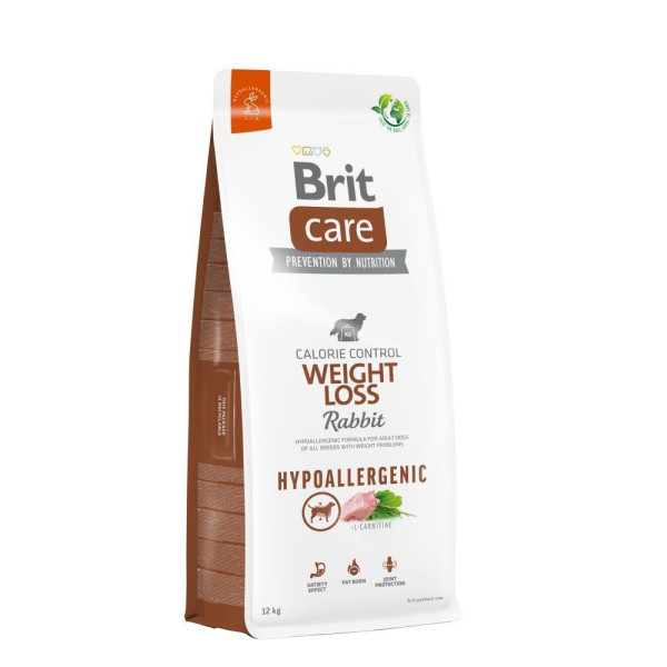 Brit Care Hypoallergenic Weight Loss сухий корм для собак 12 кг - кролик Brit Care – купить со скидкой