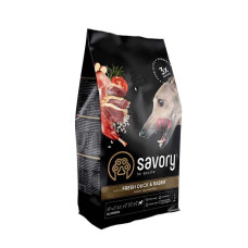 Savory All Breed сухий корм для собак 3 кг - кролик та качка