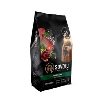 Savory Small Breed сухий корм для собак 8 кг - ягня