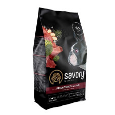 Savory Small Breed cухий корм для собак 3 кг - індичка та ягня