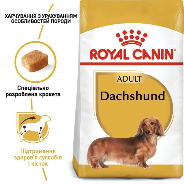 Сухий корм для собак Royal Canin Dachshund Adult 1,5 кг Royal Canin – купити зі знижкою %