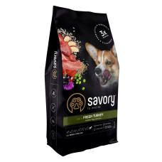 Savory All Breed Sterilised сухий корм для собак 12 кг - індичка