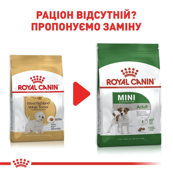 Сухий корм для собак Royal Canin West Highland White Terrier Adult 3 кг Royal Canin – купити зі знижкою %