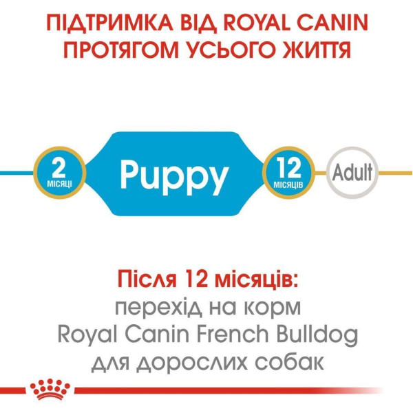 Сухий корм для цуценят Royal Canin French Bulldog Puppy 1 кг Royal Canin – купити зі знижкою %