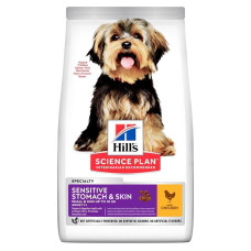Сухой корм для собак Hill’s Science Plan Adult Sensitive Stomach&Skin Small&MIni 1,5 кг - курица