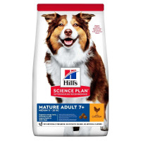 Сухой корм для собак Hill’s Science Plan Mature Adult 7+ Medium Breed 14 кг - курица