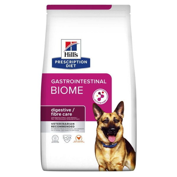Сухой корм для собак Hill’s Prescription Diet Gastrointestinal Biome 1,5 кг - курица Hills – купить со скидкой