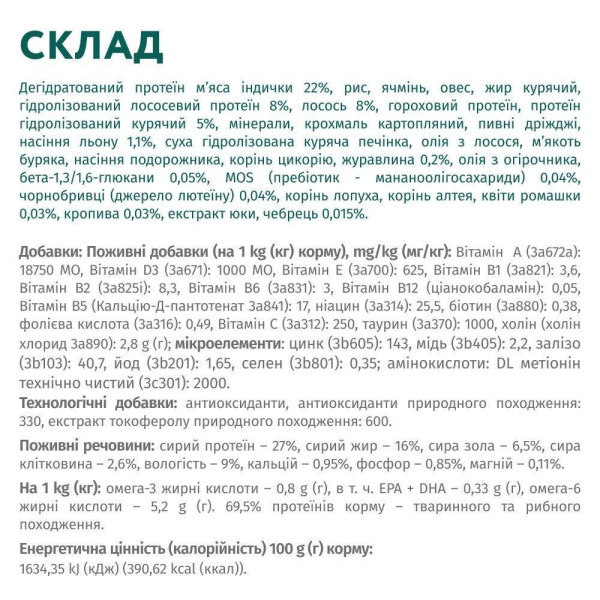 Сухий корм для собак Optimeal Adult Mini Breed 4 кг - лосось Optimeal – купити зі знижкою %