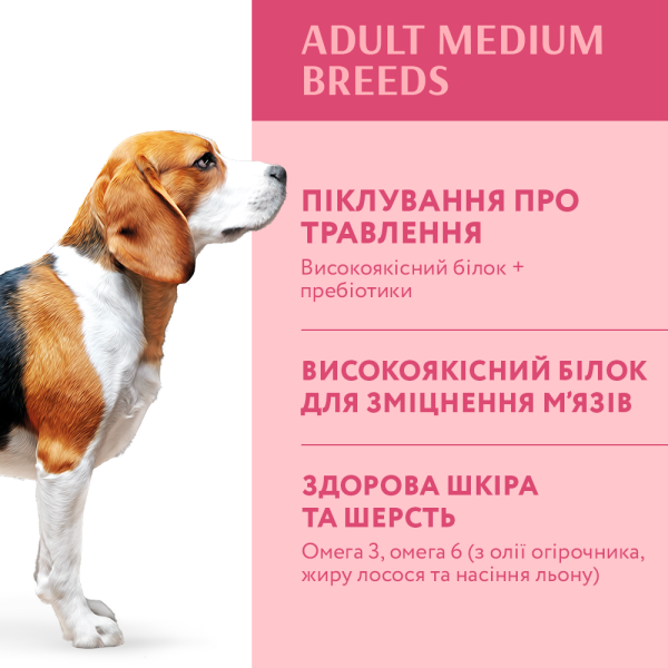 Сухий корм для дорослих собак середніх порід Optimeal 1,5 кг (індичка) Optimeal – купити зі знижкою %