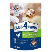 Вологий корм для собак Club 4 Paws Premium pouch (24 шт упаковка) курка 
