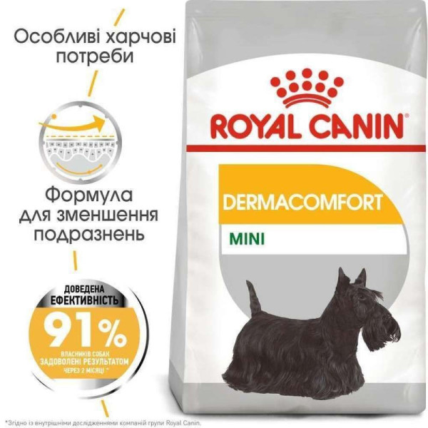 Royal Canin Mini Dermacomfort cухий корм для собак 3 кг Royal Canin – купити зі знижкою %
