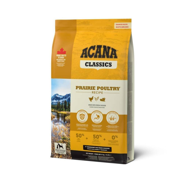 Сухий корм для собак Acana Prairie Poultry 9,7 кг - курка Acana – купити зі знижкою %