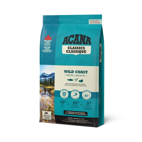 Сухий корм для собак Acana Classics Wild Coast Recipe 9,7 кг - оселедець Acana – купити зі знижкою %