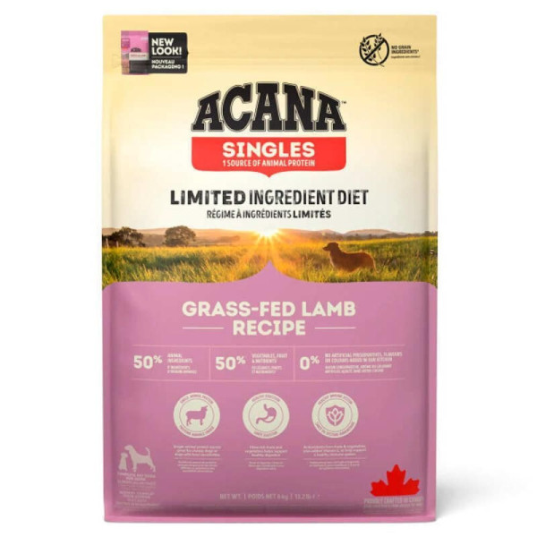 Сухий корм для собак з чутливим травленням Acana Grass-Fed Lamb 6 кг (ягня) Acana – купити зі знижкою %