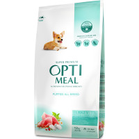 Сухий корм для цуценят  Optimeal 12 кг (індичка)