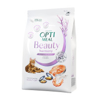 Сухий корм Optimeal Beauty Harmony для дорослих кішок з морепродуктами 1.5 кг