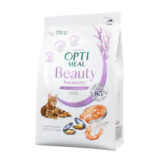 Сухий корм Optimeal Beauty Harmony для дорослих кішок з морепродуктами 1.5 кг