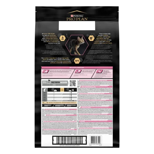Сухой корм для кошек Pro Plan Adult 1+ Delicate Digestion 1,5 кг - индейка Pro Plan – купить со скидкой