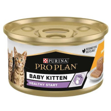 Влажный корм для котят Pro Plan Baby Kitten Chicken 85 г (курица) 24 шт